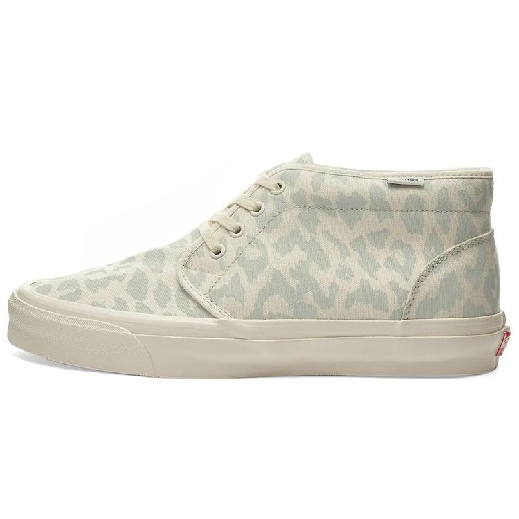 

Vans Vault Og Chukka Lx Mid Top Blue And White Leopard Print Men Sneakers VN0A4U3G1YY 42