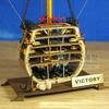 Zestawy do budowy modelu statku Hms Victory w skali 1200 + Zestawy akcesoriów ulepszających z mosiądzu Zawierają szczegółowe instrukcje w języku angielskim