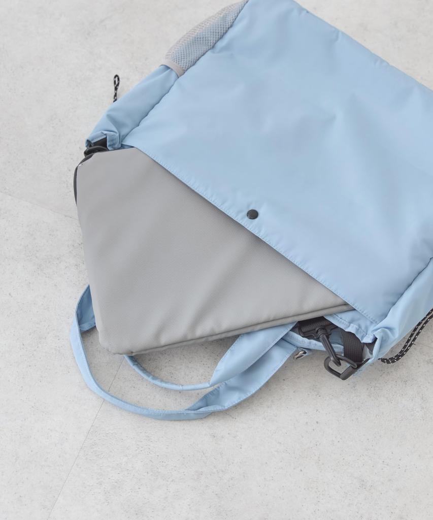 Tote Bag Bag Sax Blue F 2-Piece SetMultifunctional Mother's