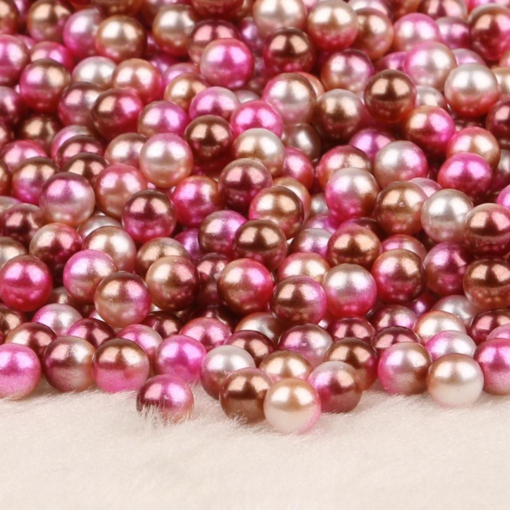 4-10mm Iridescent ABS Imitation Pearl Beads for DIY Decoration