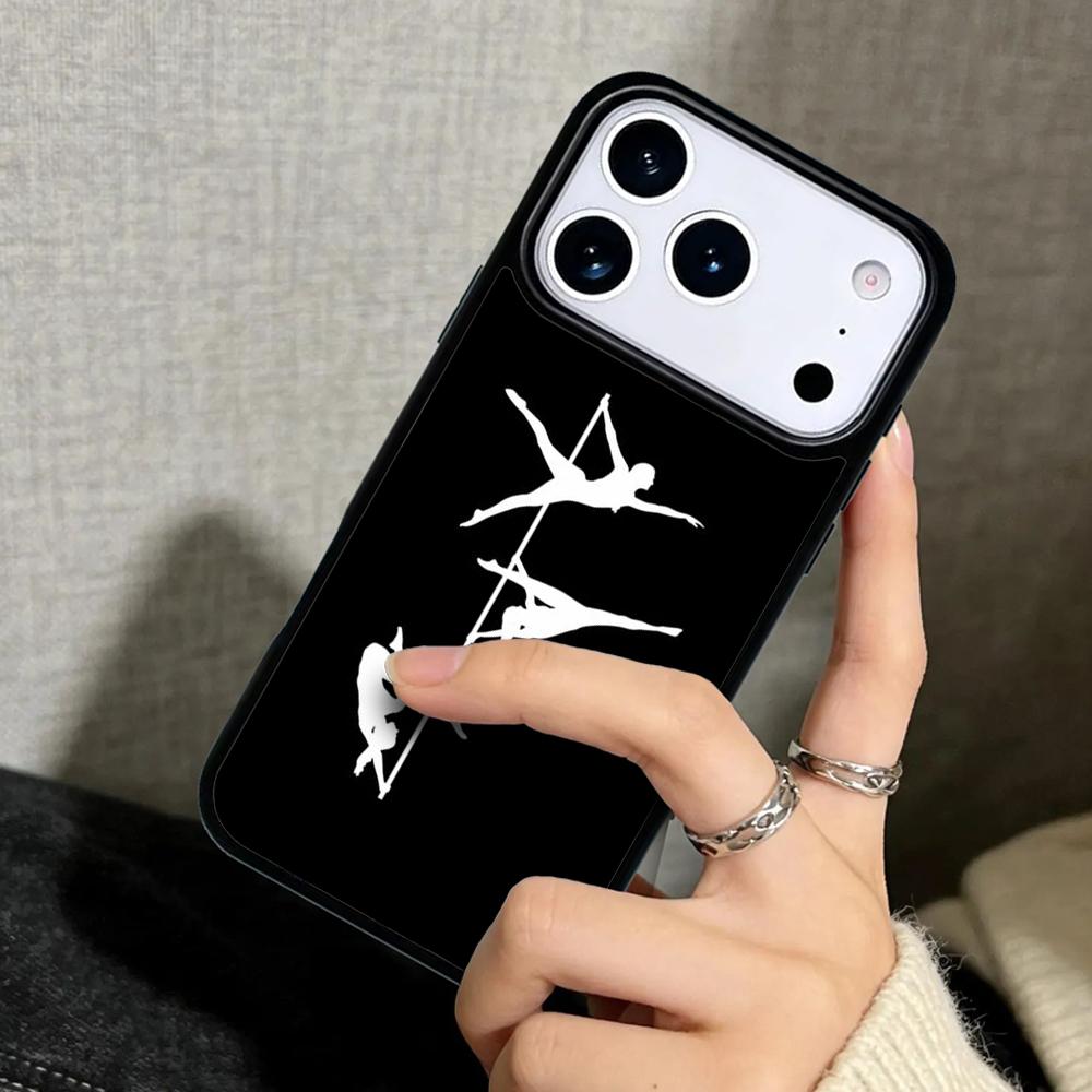 Capa Case for iPhone 17 Air 16 Pro Max 15 Plus 11 13 Mini 14 12 Back Phone Cover Pole Dancer Dancing