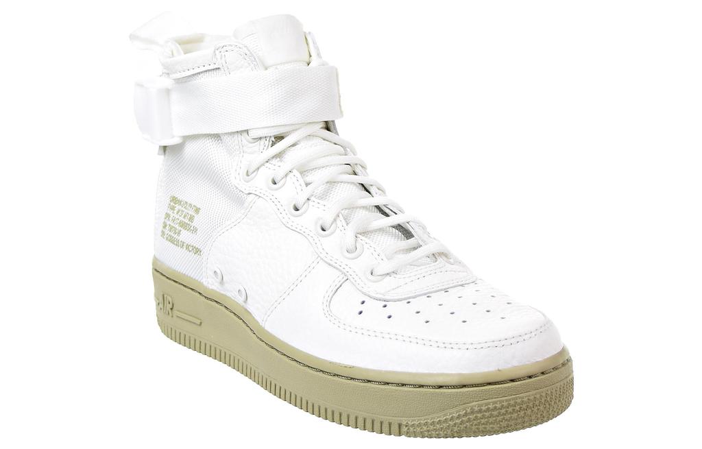 Nike Sf Air Force 1 Mid Avorio Oliva Donna AA3966-100