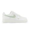 Nike Air Force 1 Leather Slip Resistant Abrasion Resistant Low Top Skateboard Shoes Women's White Green HF1058-133(Team4448-3)