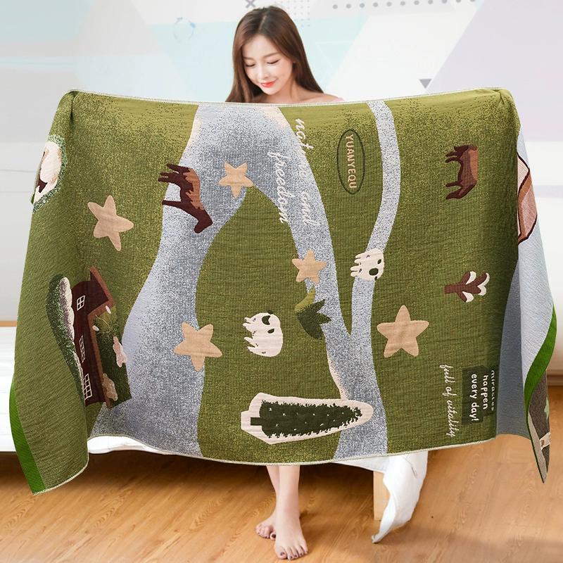 

100% Чистое Хлопковое Марлевое Банное Полотенце - Милое Мягкое и Впитывающее Хлопковое Полотенце для Взрослых и Детей, 75 X 160см