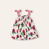 Girls' Dress Baby Cotton and Linen Strawberry Doll Dress 2023 Summer Dress Small Kidsren's Fashionable Princess Dress Beach Dress