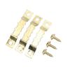 100Pcs   Picture Hangers Rust Resistant Stable   Seamless Sawtooh Frame Hanging Hooks with 200Pcs Screws