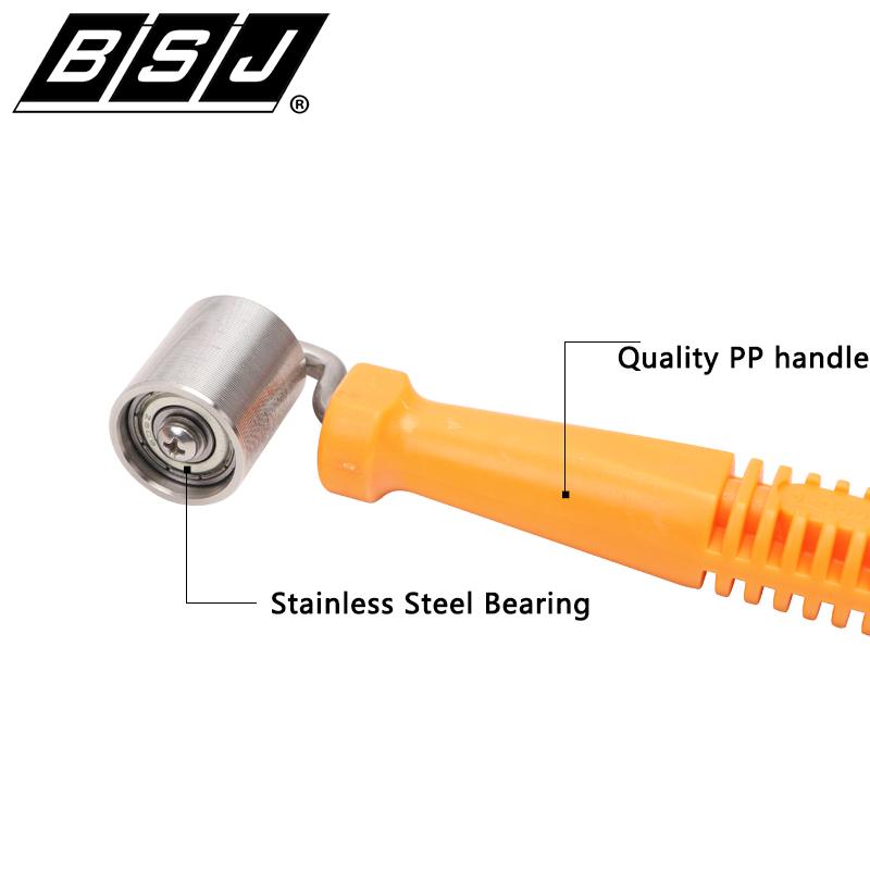 Stainless Steel Seam Roller Wallpaper Smoothing Tool Wallpaper Roller Home Decoration Pressure Roller