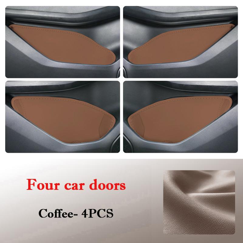Car Door Slot Storage Pad Leather Door Groove Protective Mat Storage Barrel For Lynk & Co 08 2026 2026 2026 Interior Accessories
