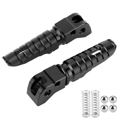 1 Paire Repose-pieds Arrière en Alliage d'Aluminium Accessoire de Modification de Moto Convient pour 125 250 300 RC200 390 2014+(Noir )
