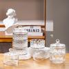 Elegantes Kristallglas Bonbonglas mit Deckel - Mehrschichtige Nuss- und Trockenfruchtschale für das Wohnzimmer