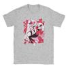 Hazbin Vaggie Men's Cotton shirt Y2k anime Graphic Tshirts Harajuku style popular street hawaiian Tshirt