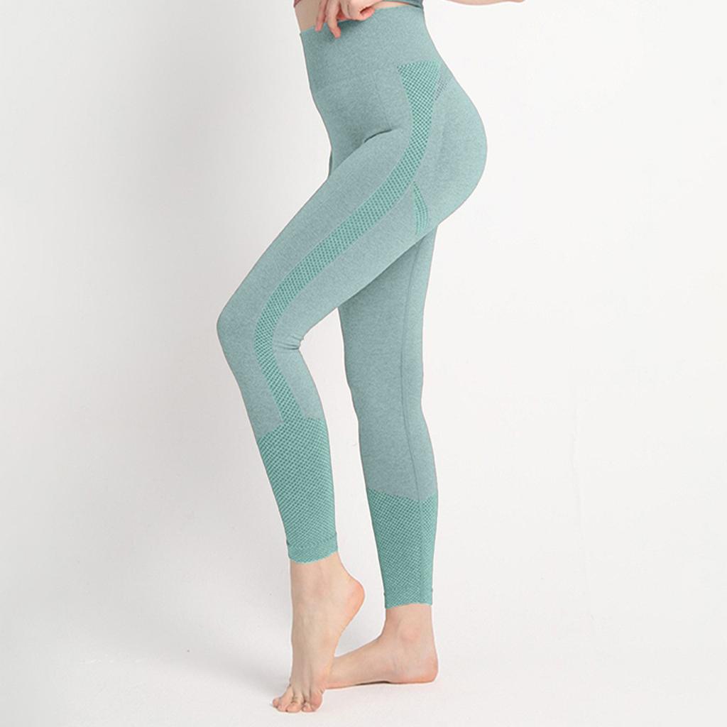 Women's Color High Waist And Hip Lifting Sports Tight Pants Fitness Pants