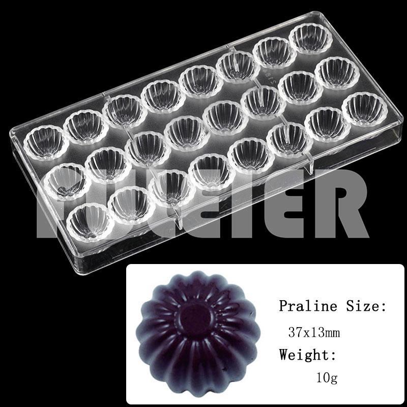 3D Polycarbonate Chocolate Mold For Baking Candy Bar Mould Sweets Bonbon Chocolate Cake Decoration Confectionery Tool Bakeware