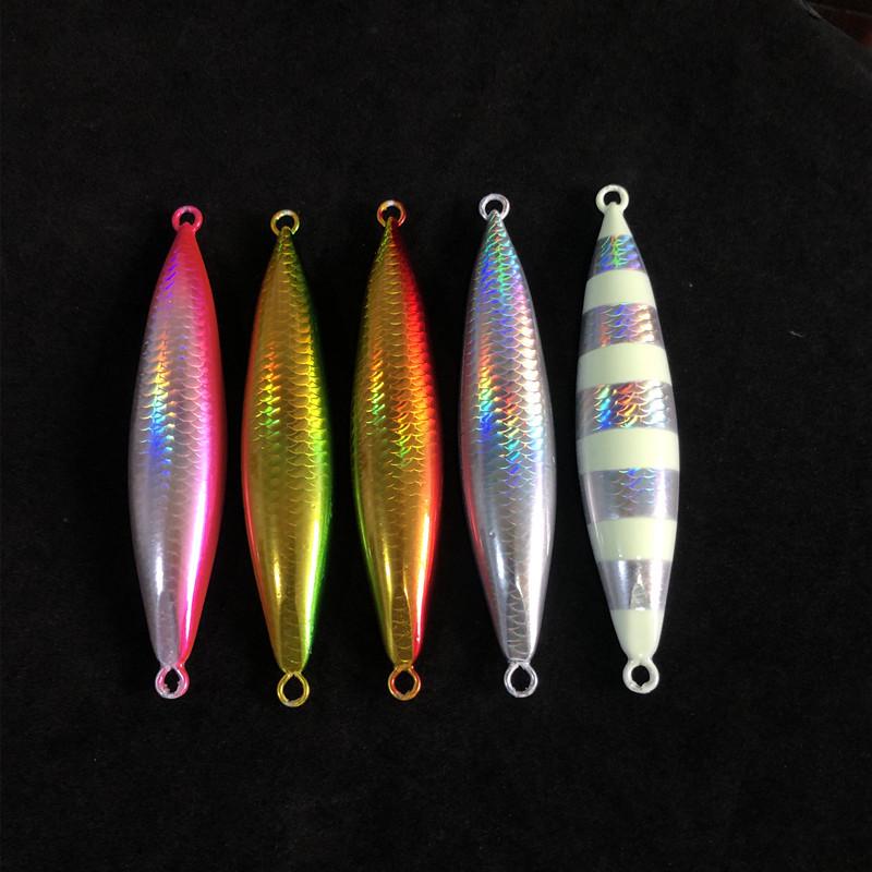 Glow-in-the-Dark Ocean Trolling Metal Jig (180g, 10.7cm) for Sea Fishing