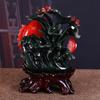 Yearly Abundance Koi Fish Ornament: Chinese Style Auspicious Home Decor for Living Room