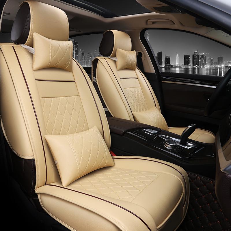 Diamond-Shaped Split Full-Surround Car Seat Cushion for All Seasons