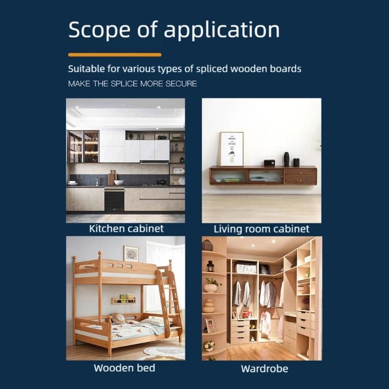 L-förmige Regalwinkel Schwere Lasttragende Metallverbindungen Korrosionsbeständige Badezimmerbeschläge Einfache Installation 10 Stück