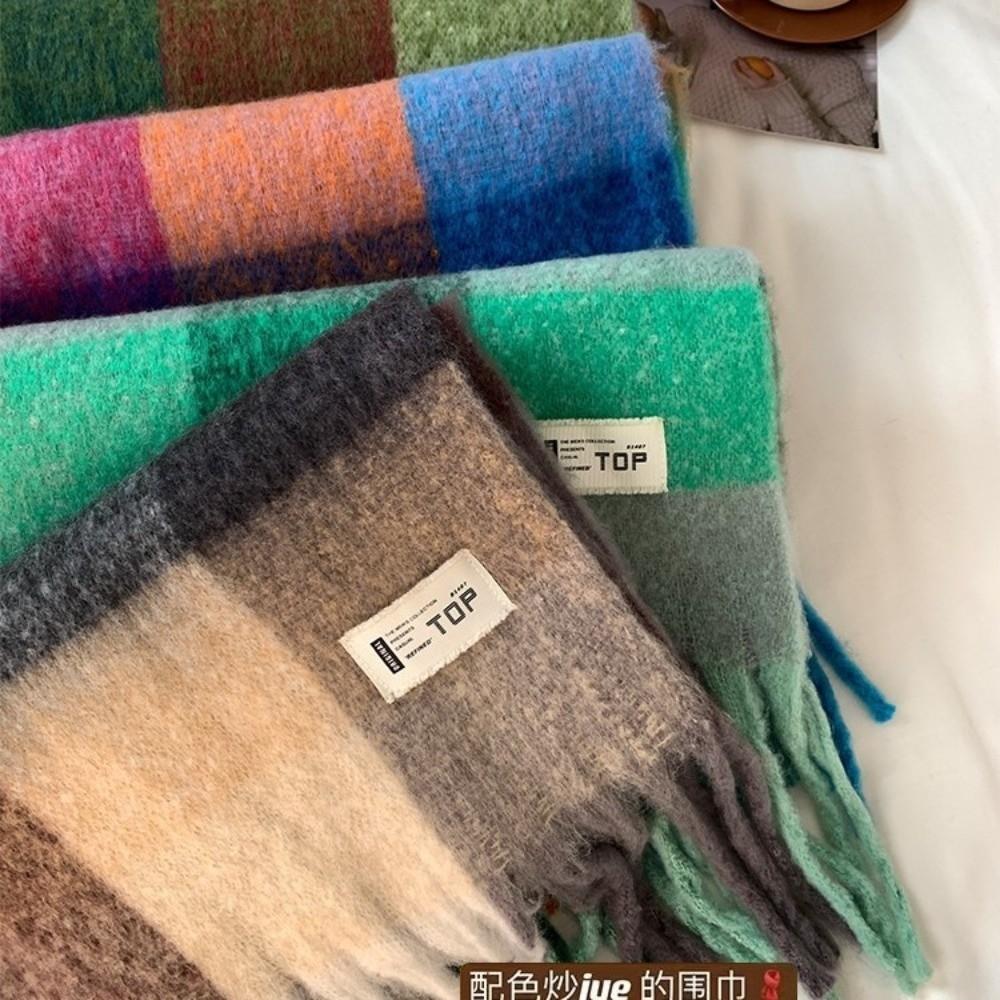 Warm Long Tassel Scarves Soft Neck Warmer New Scarves Bib  Outdoor Sports