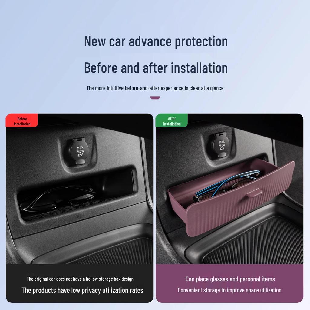 Xiaomi SU7 YU7 Center Console Glasses Case & Storage Box Organizer