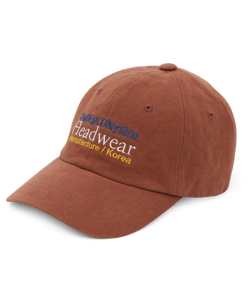 Eondeokeonteulol Four Seasons Washed Cotton Vintage Soft Top Basic Logo Ball Cap Unisex Baseball Cap Mfg Logo / Washed B B / Pepper
