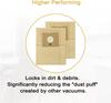 Suitable for Bissell Zing Series 4122 2154A Barrel Vacuum Cleaner Dust Bag 10 Packs  Brown