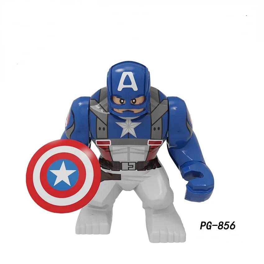Action Figure: Marvel Mini Block Figurine Superhero Series Iron Man Spider Man Combination Block Children's Puzzle Toy Gift