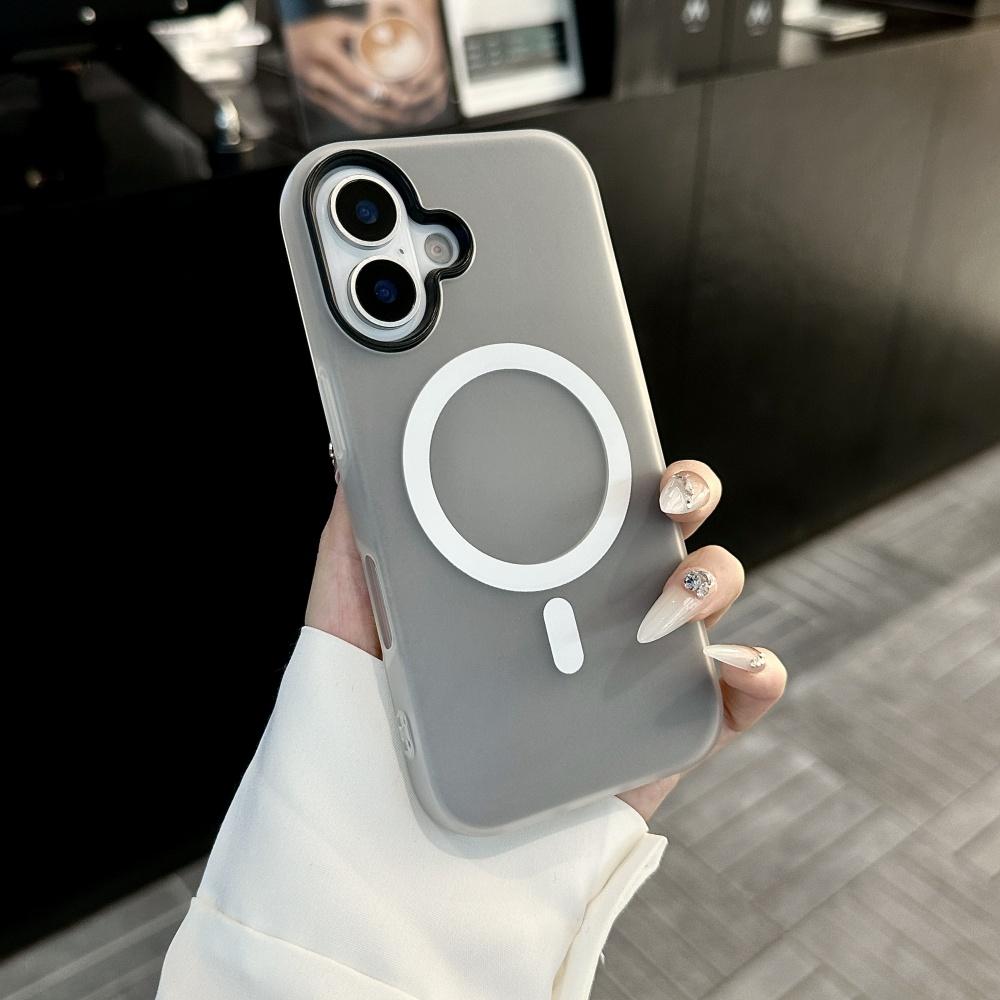 

Luxury Candy for Magsafe Case for iPhone 17 Air 16 15 14 13 12 Pro Max 11 16Plus 16E SE4 17ProMax Magnetic Clear 2 IN 1 Cover For iPhone 16E