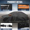Motoforti Car Cover for Toyota Camry 2007- 210D-PU Outdoor Full Car Cover All Weather with Door Zipper