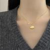 A Beizi Shell Necklace Women's Pendant with Advanced Design Sense Sweater Chain Hip Hop Style