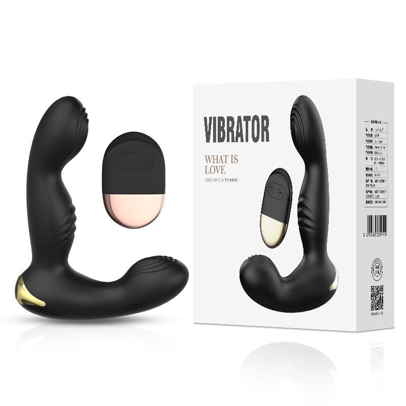 Remote Control Vibrating Prostate Massager Rear Anal Plug Male Masturbator Sex Products