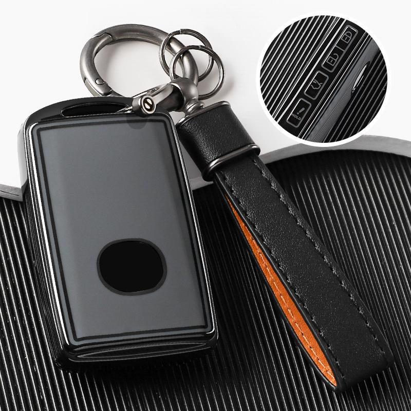 

For Mazda 3 Alexa Cx30 Cx-30 Cx-4 Cx-5 Cx5 Cx-8 Cx8 Cx-9 Cx9 Car Key Cover Case Protection Shell Keychain Accessories 4 Buttons