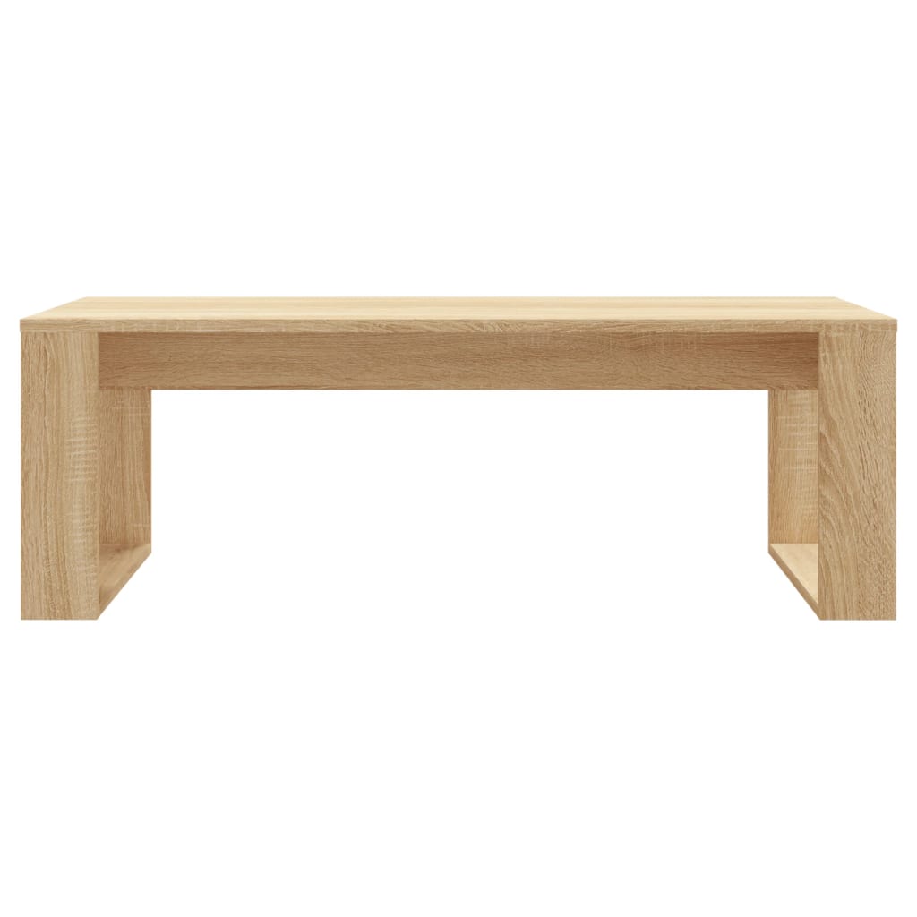  Coffee Table, Sonoma Oak 102x50x35 Cm, Wood-based Material