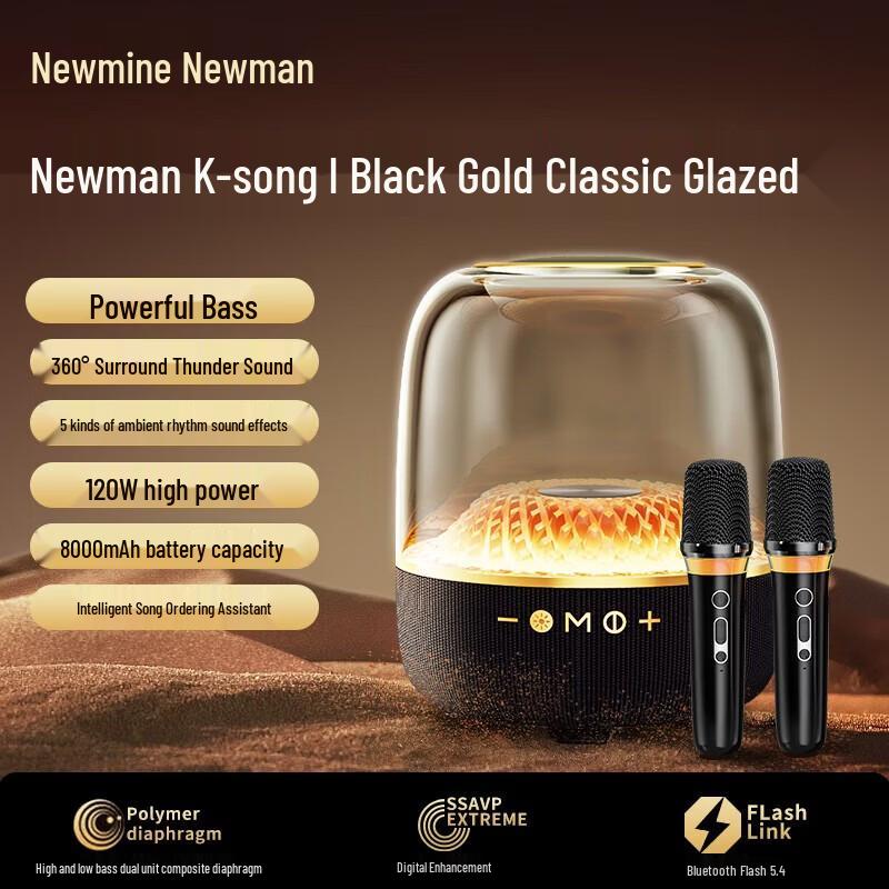 

Newsmy MC77 Portable Bluetooth Karaoke Speaker