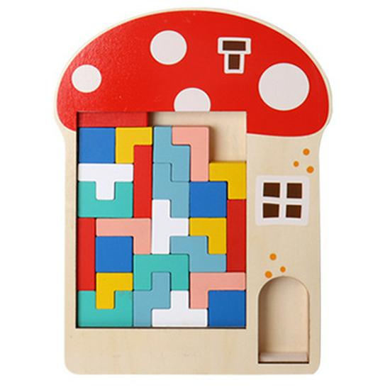 Kids' Educational 3D Tetris Puzzle & Building Blocks Set