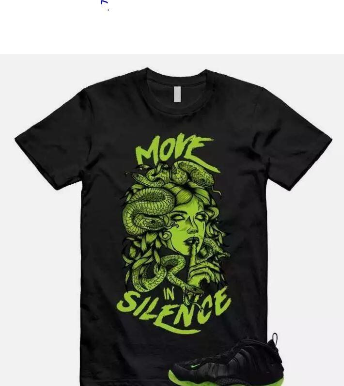 Foamposite Volt Black Air One T Shirt Match MIS Full Size S to 5XL T-shirt Unisex T-Shirt M