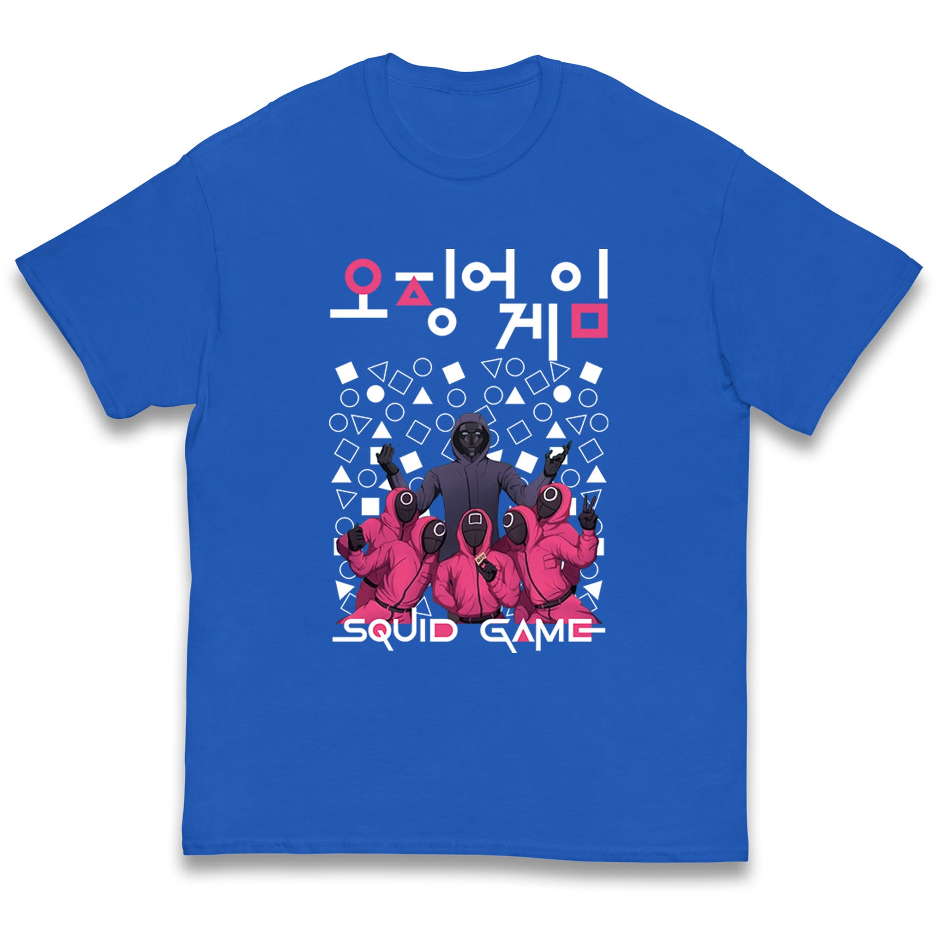 Squid Game Front Man And Guards kids T Shirt 140