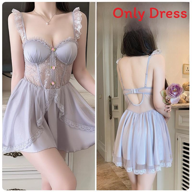 Ladies Satin Sleepwear Set With Deep V Neck And Padded Sleeveless Design For Home And Hotel Comfort