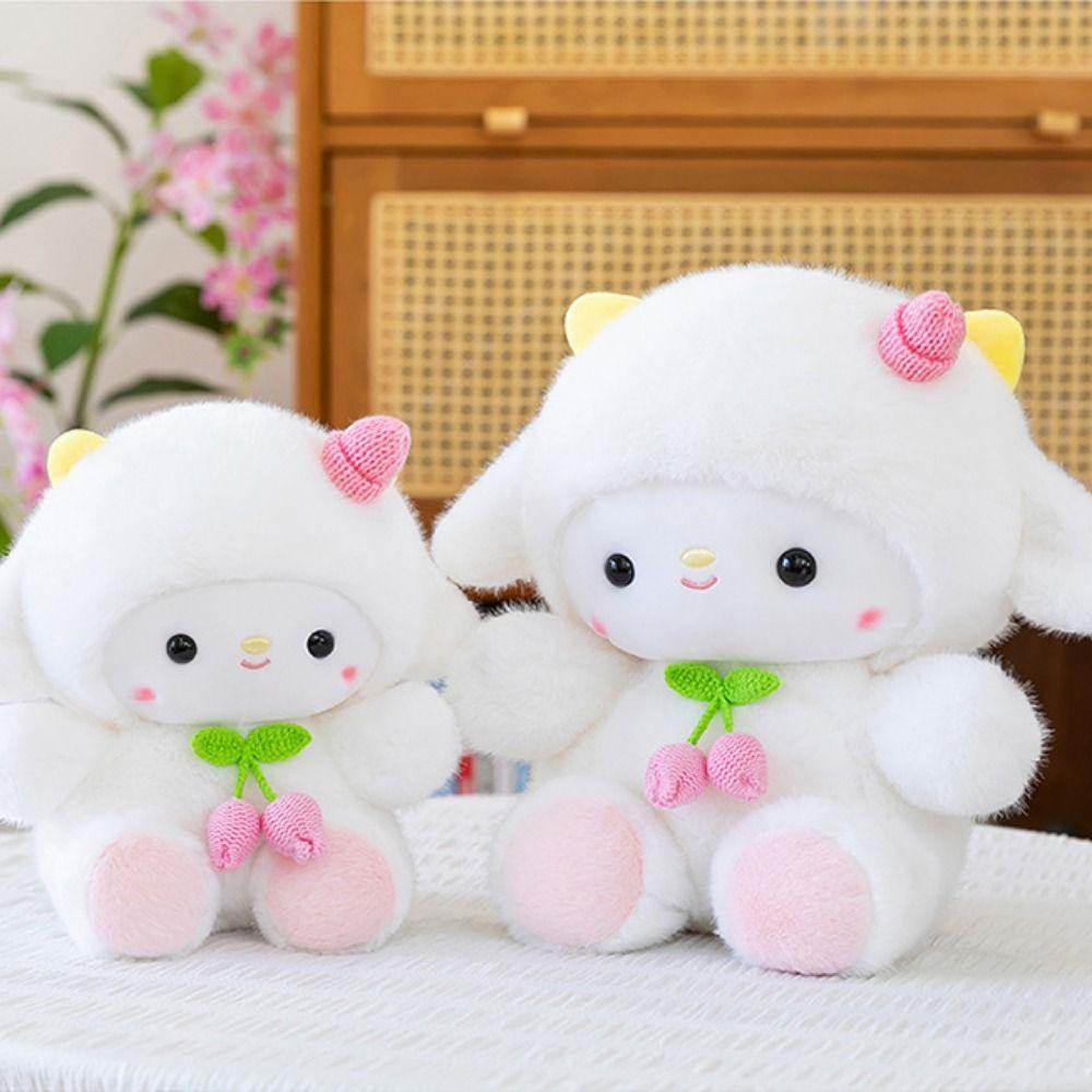 Fluffy Sheep Plush Doll Cartoon Animal Fluffty Doll Creative Lamb Plush Toy Home Decor