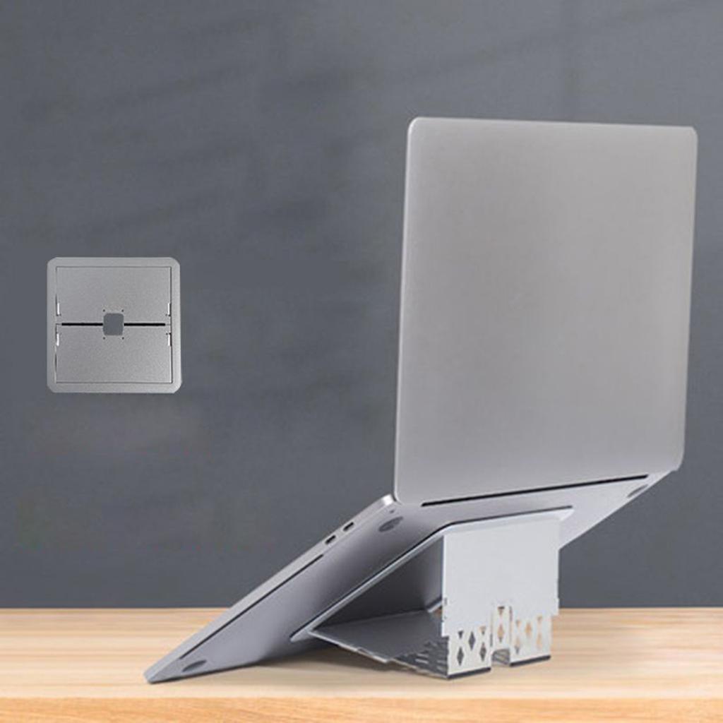 Aluminium Laptopständer Unsichtbare Halterung Faltbar für Home Office Geeignet für Geräte bis 16 Zoll Halterung