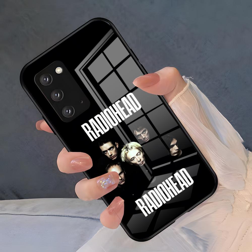 R-Radiohead Band Phone Case For Samsung S26 S25 Plus S20 S20 Plus S22 Ultra S23 FE S21 Plus S21 Ultra Glass Cover