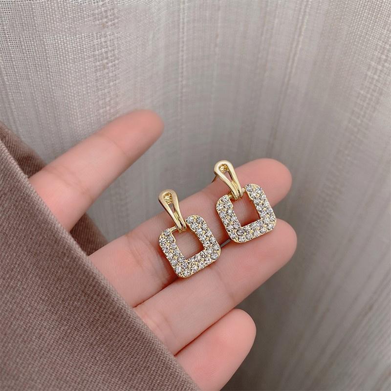 New Fashion Charming Dangle Earrings for Women Elegant Bow-knot Pendants Girls Pearl Drop Earrings Wholesale Fashion Zircon