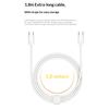 HUAWEI 1.8m 120W High Power 6A Fast Charging Type-C to Type-C Braided Data Cable for Smartphone/Tablet/Laptop