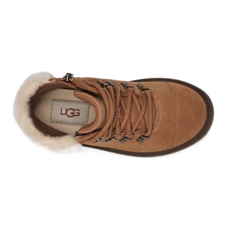 UGG Azell Hiker Weather Casual Comfortable Short Snow Boots Kids Boots Brown 1123622K-CTSD