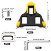 Bicycle SPD cleat set compatible Shimano SPD-SL system SH10 SH11 SH12 3-hole cycling shoes road bike binding pedals durable non-slip.