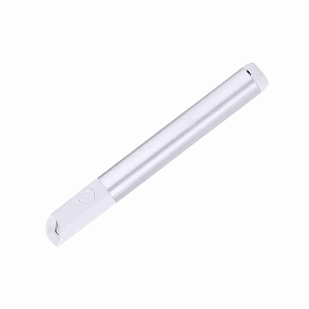 Electric Acne Removal Pen Red Blue Light LED Acne Mark Repair Device Facial Care Silver Grey
