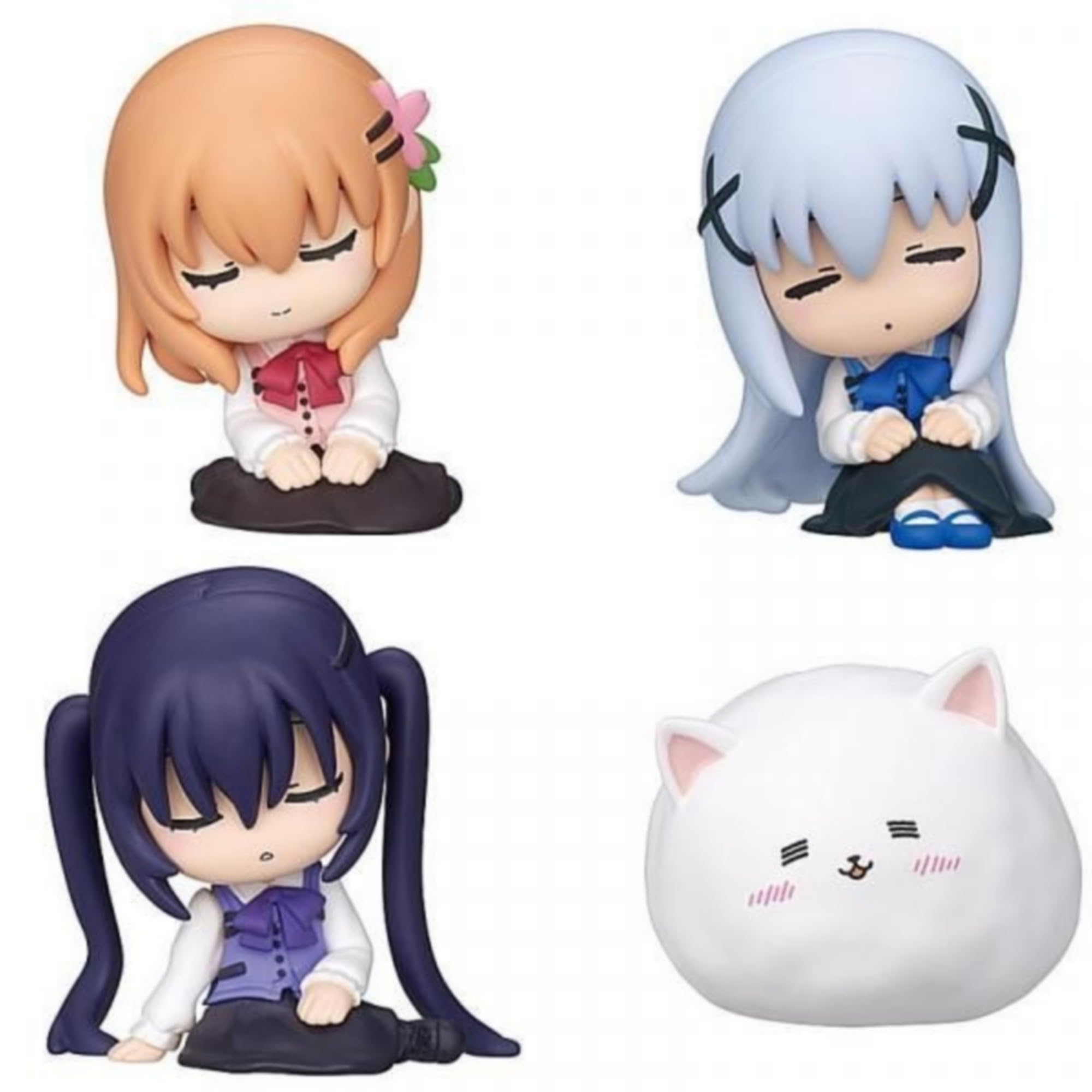 Takara Tomy Arts Плечо Зун Это Заказ x Полный Набор из 4 Гачапон Капсульных Игрушек Фиг. Кролик?