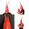 Festive Dragon Lobster Head Mask Realistic Latex Gloves For Stage Acts Fun Cosplay Costume Accessories