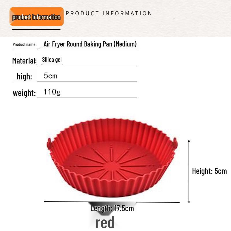 Silicone Air Fryer Baking Mat and Cake Tray