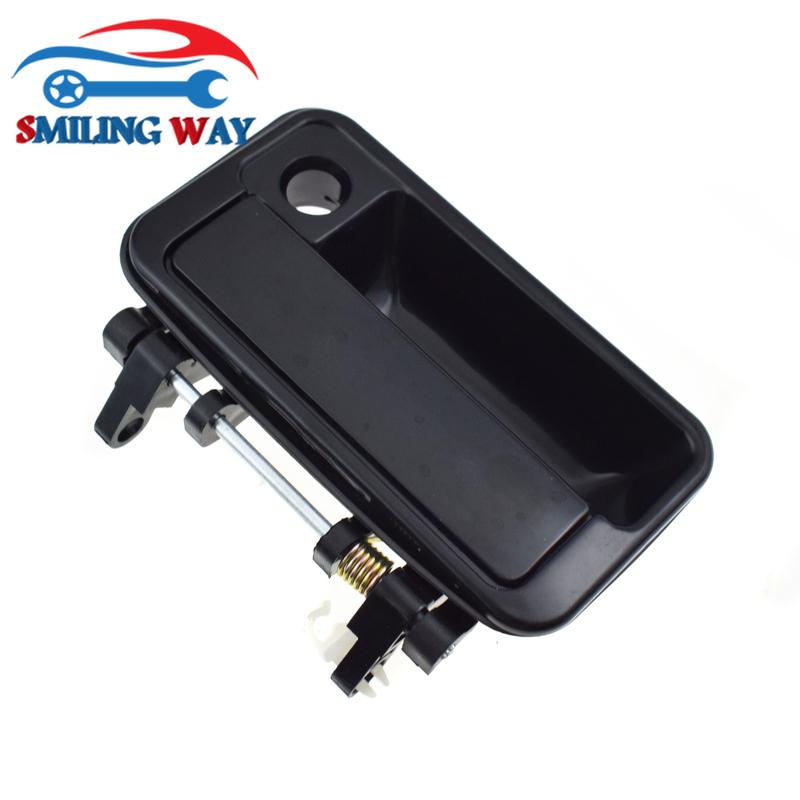 SMILING WAY# Outside Exterior Black Car Door Handle For 1989-1994 Suzuki Swift or 1990-1994 Geo Metro Front Left LH or Right RH