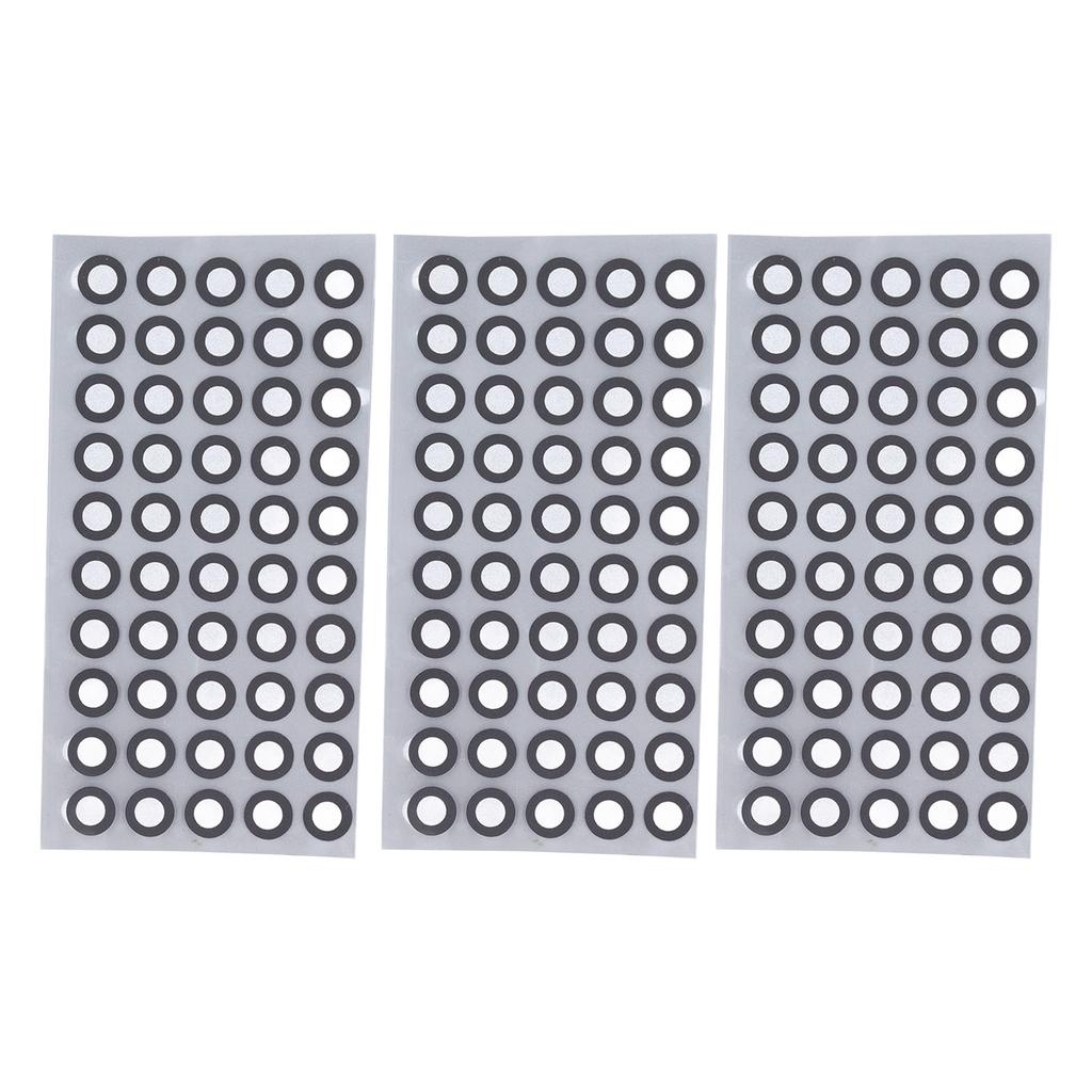 150Pcs 3D Scanning Reference Point Markers Diffuse Reflection Accurate Tracking Scanner Supplies ID 6mm OD 10mm 3 Sheet